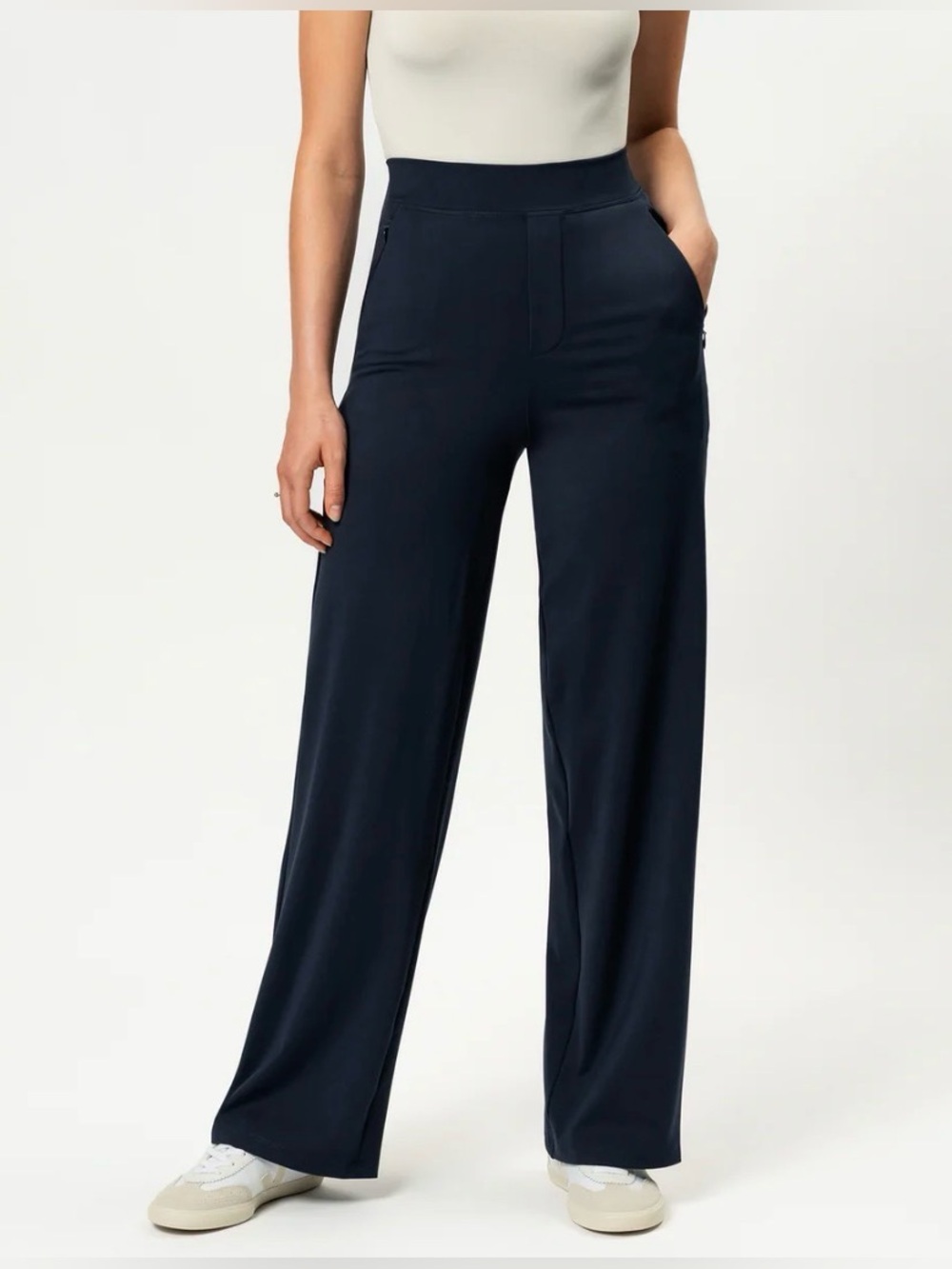 Ninepine Asana Relaxed Straight Pant Navy Blue | Regular 30" / Medium